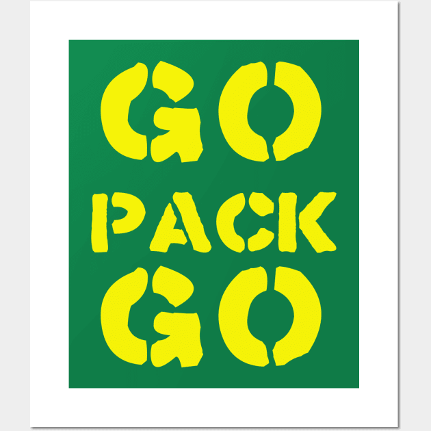 GO PACK GO Wall Art by geekingoutfitters